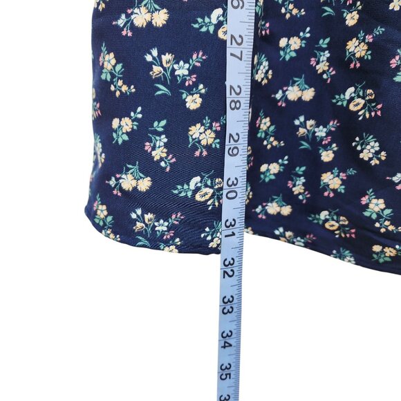 Levis Womens Floral Dress S Navy Standard Fit Size Small - Picture 5 of 6